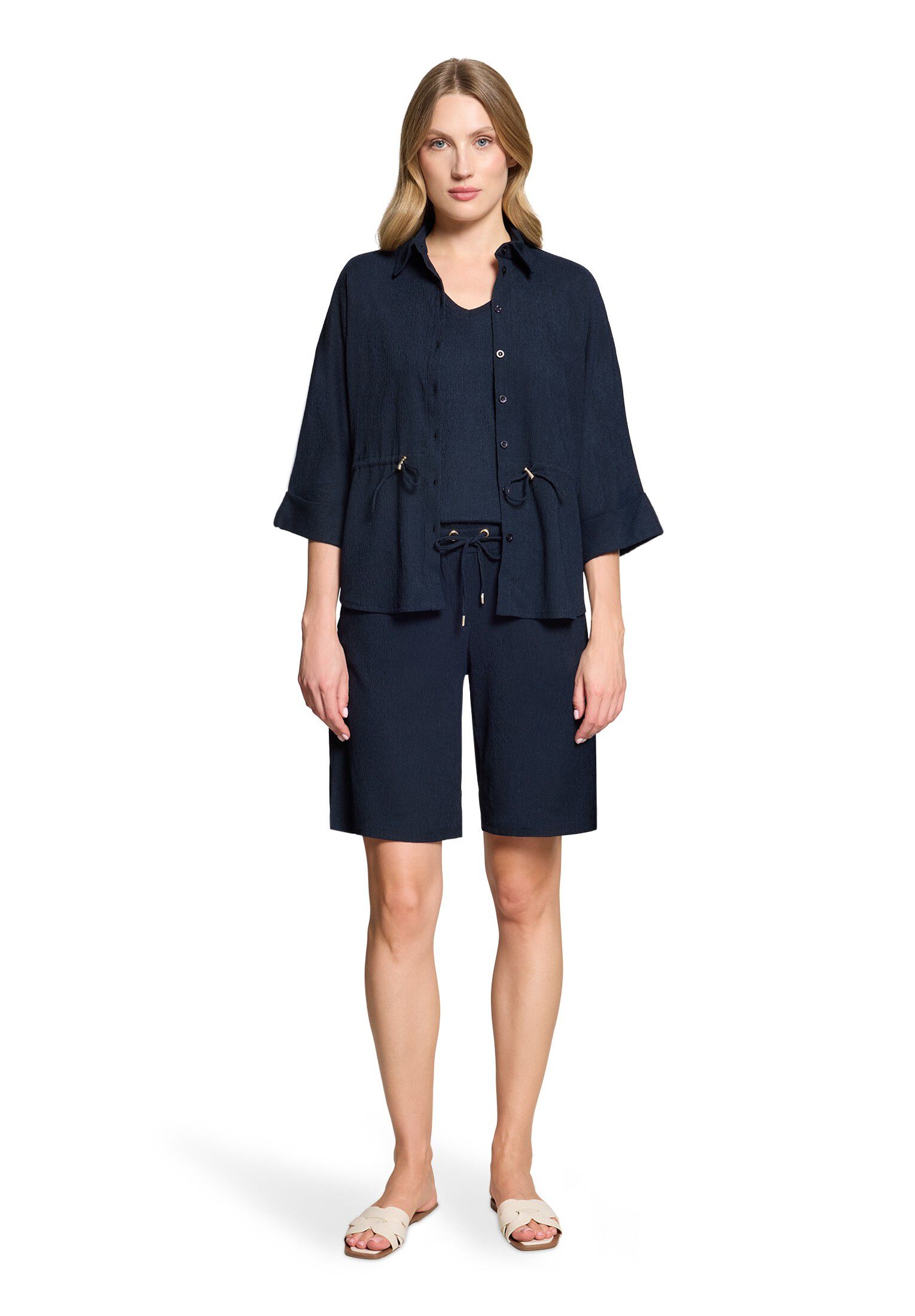 Bluse Kurz 3/4 Ar