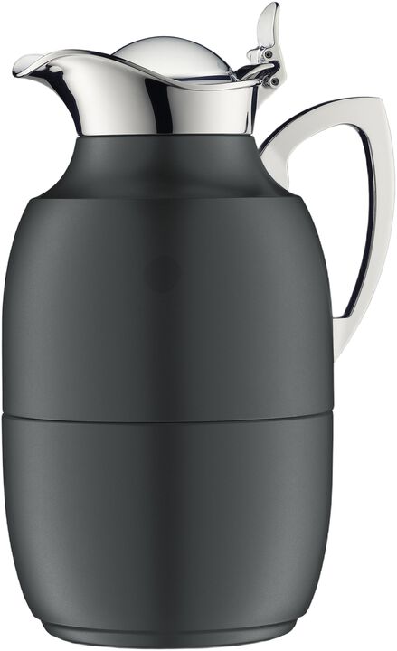 Termokanne Juwel 1 liter Matt svart Rustfritt stål