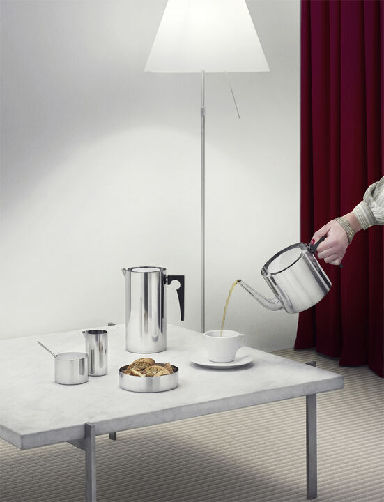 Arne Jacobsen presskanne 1 l. steel