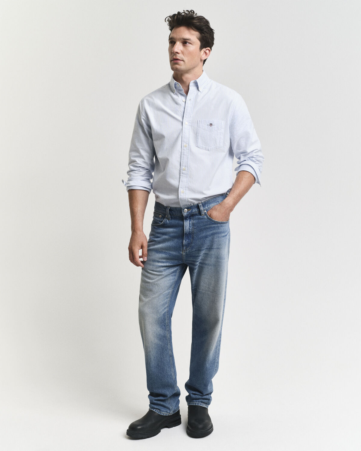 REG CLASSIC OXFORD STRIPE SHIRT