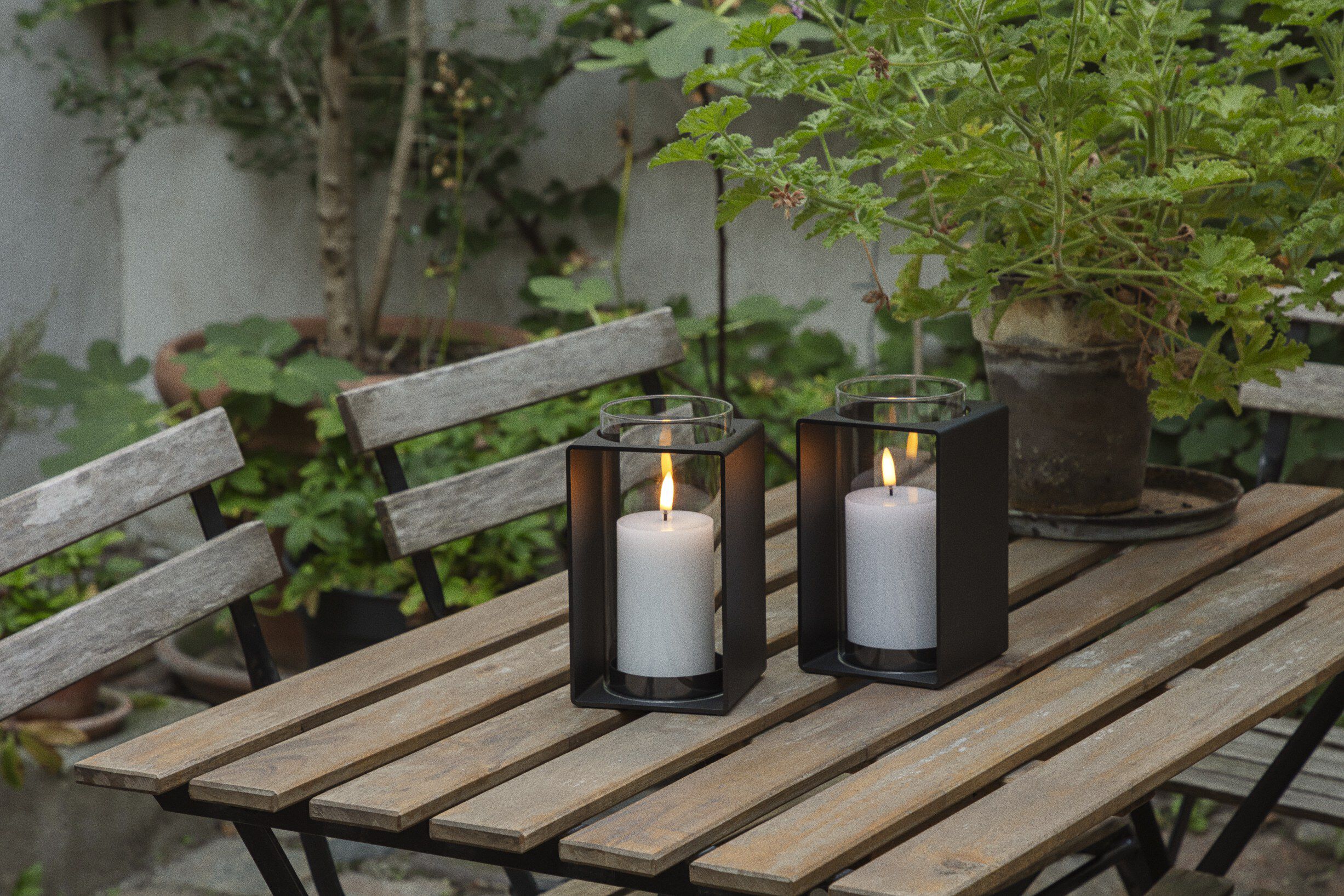 Glow Lanterne 18 cm Black