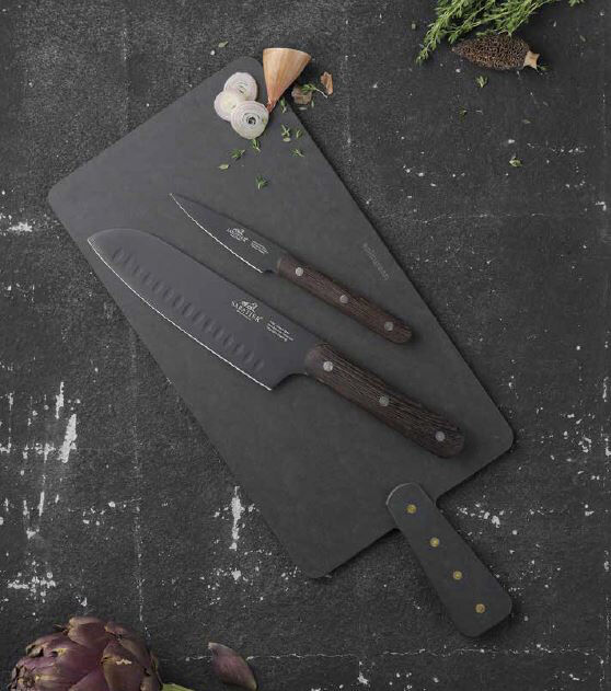 "Knivset Phenix 2 delar Svart/Tr&Atilde;&curren;"