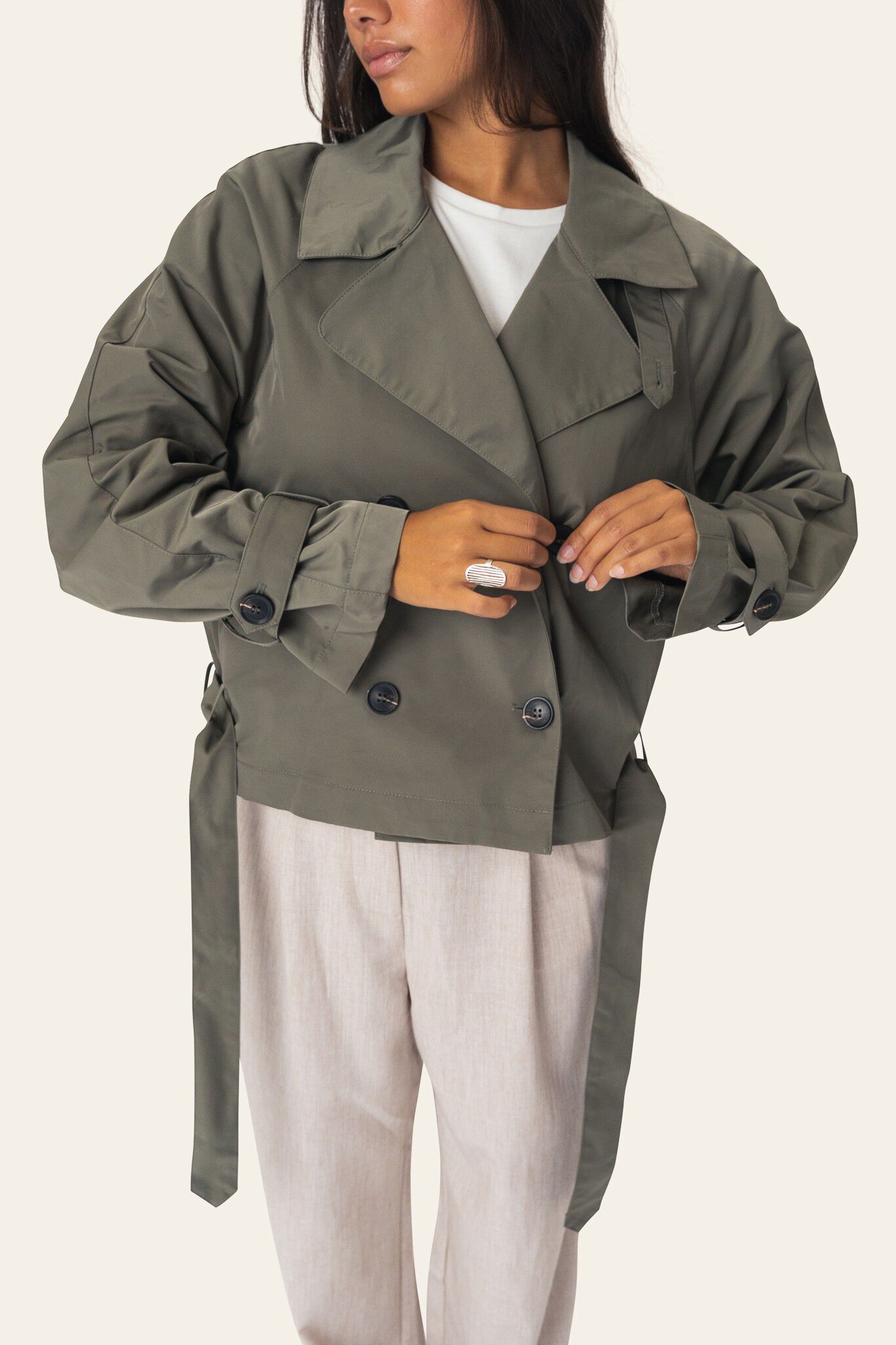 AlmaIC Trenchcoat - Green