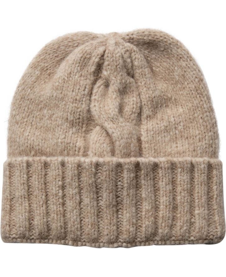 7832 Cable Beanie Light Beige