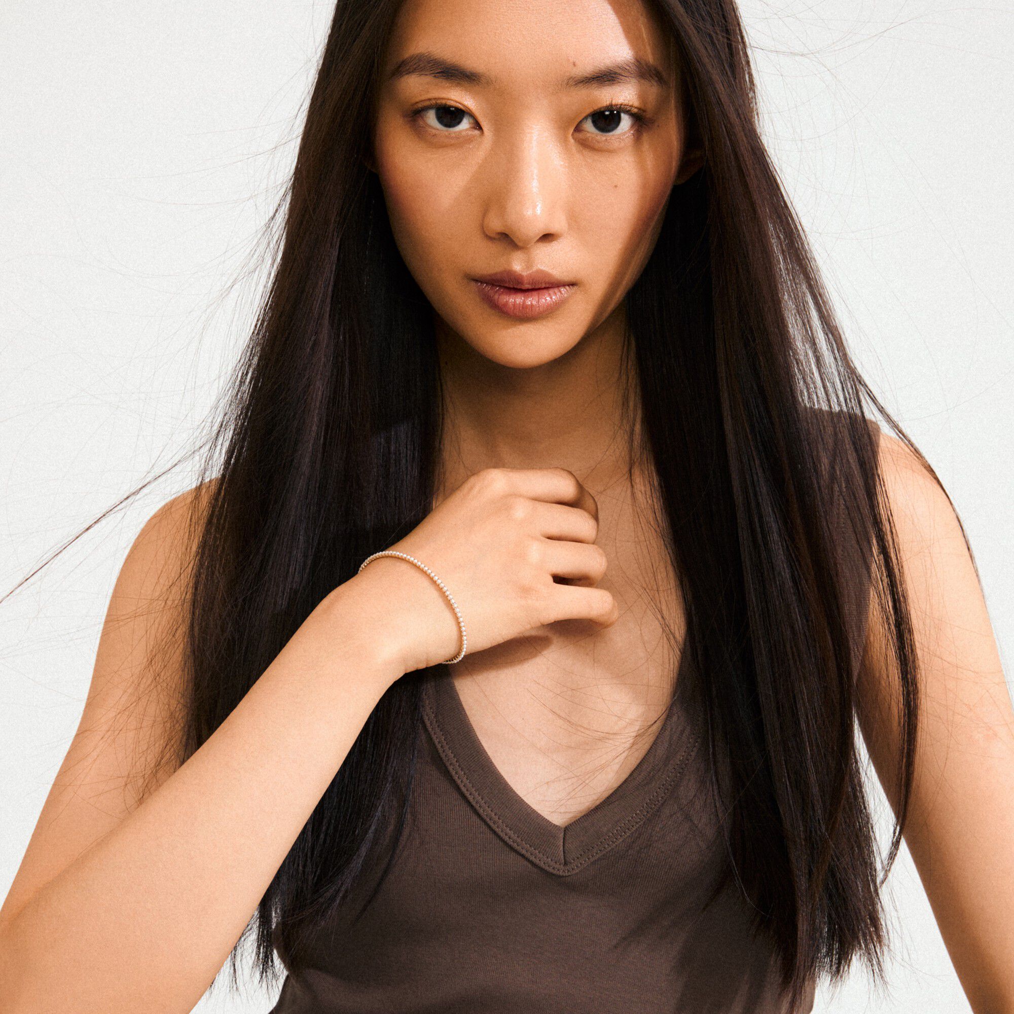 ARASH perle armb&aring;nd guldbelagt Wher