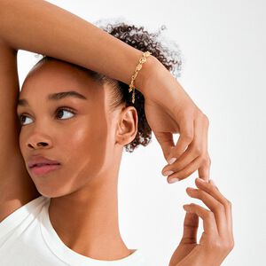 FIRE armb&aring;nd guldbelagt