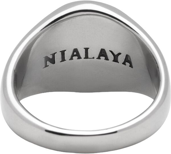 Men's Stainless Steel Crest Ring