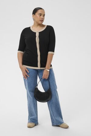 KClizzy Contrast Cardigan