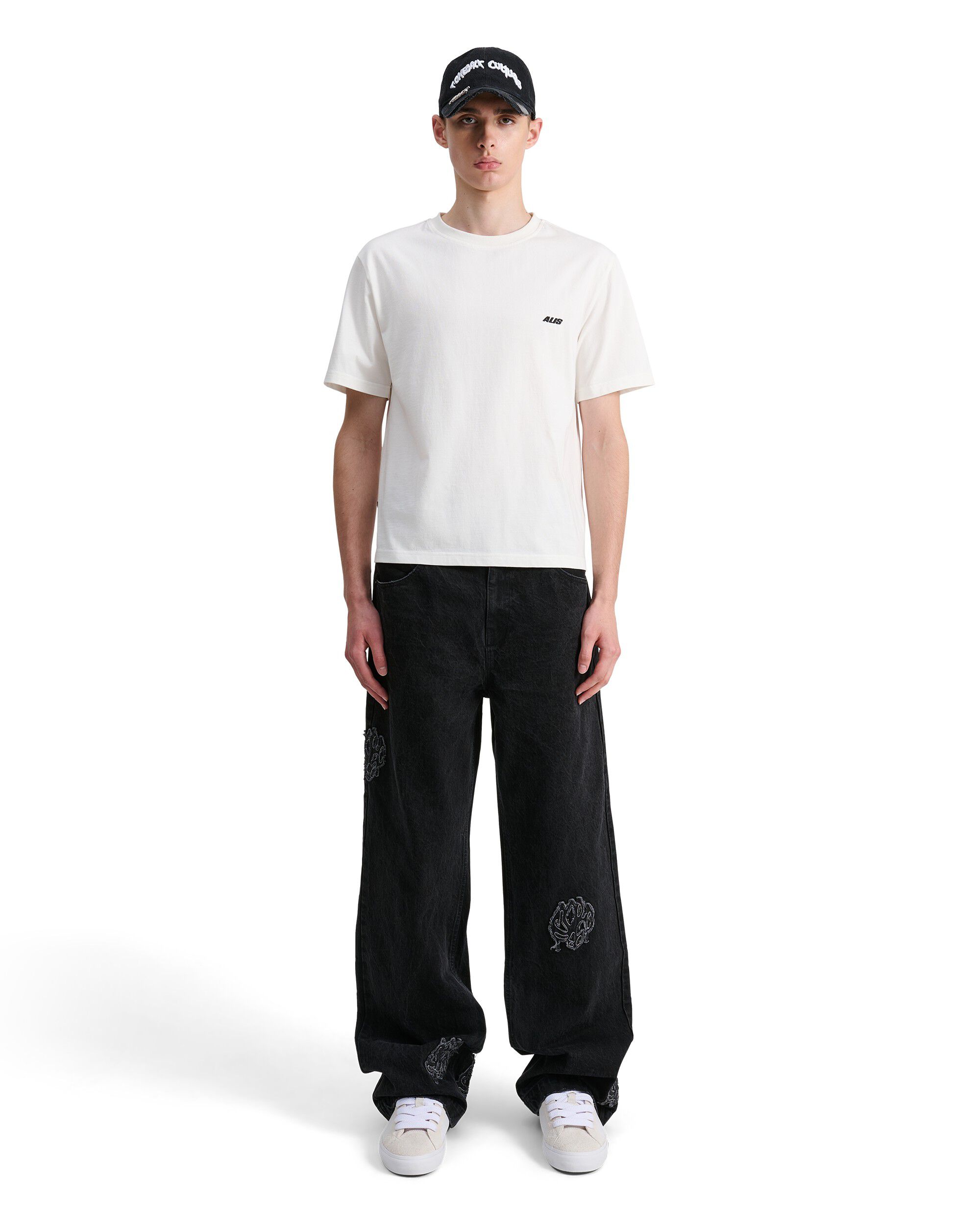 TOREY CROPPED T-SHIRT W/ LOGO