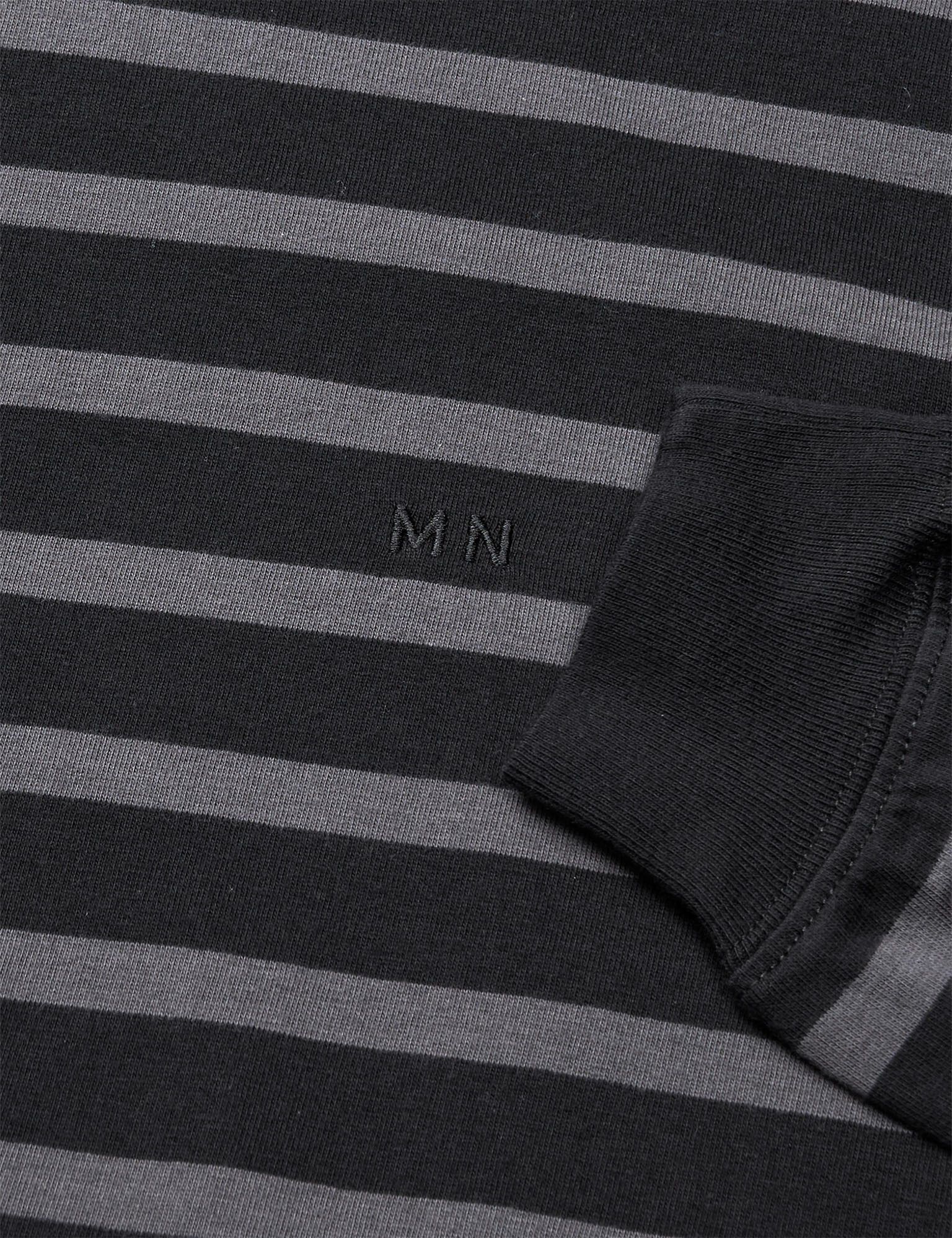 Cotton Jersey Stripe Frode Tee LS