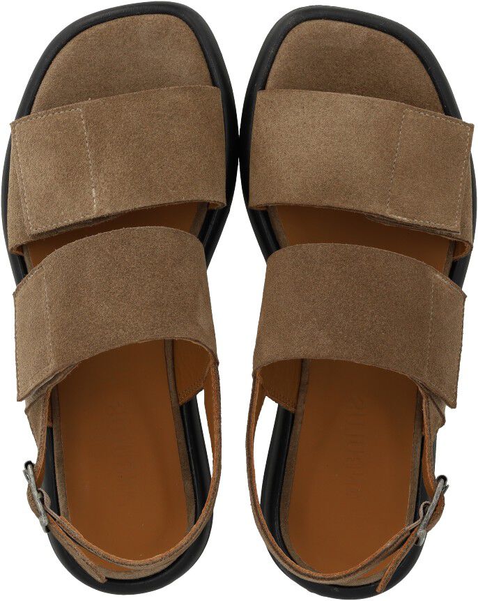 Sandal med justerbare velcroremme