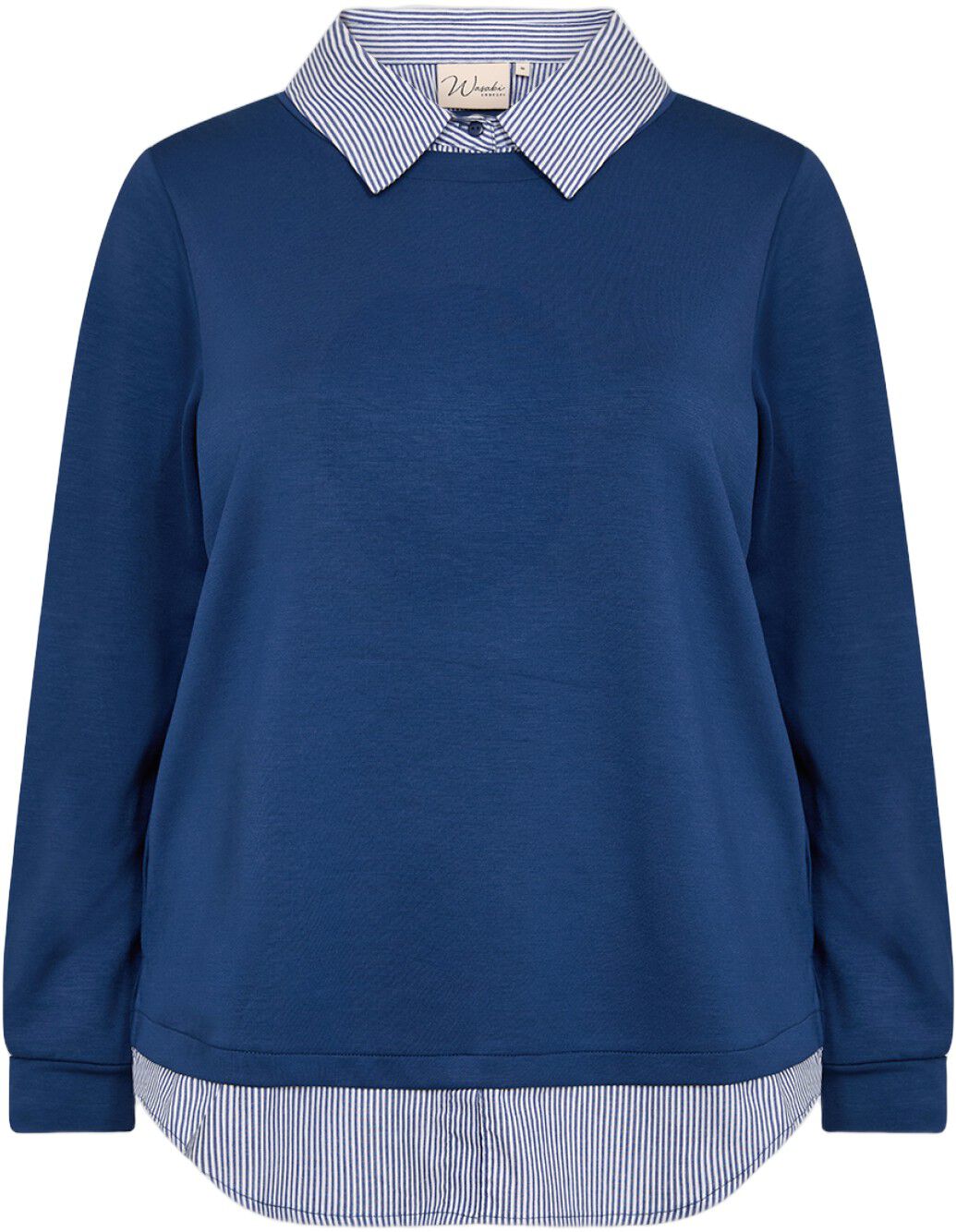 Curvy WA-SABINA 63 Sweatshirt Bl&aring;