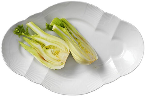 Hvid elements 38,5 cm. fad