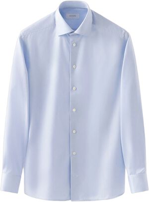 Light Blue Signature Twill Shirt - Contemporary Fit