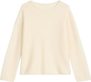 Pullover, longsleeve, boat neck