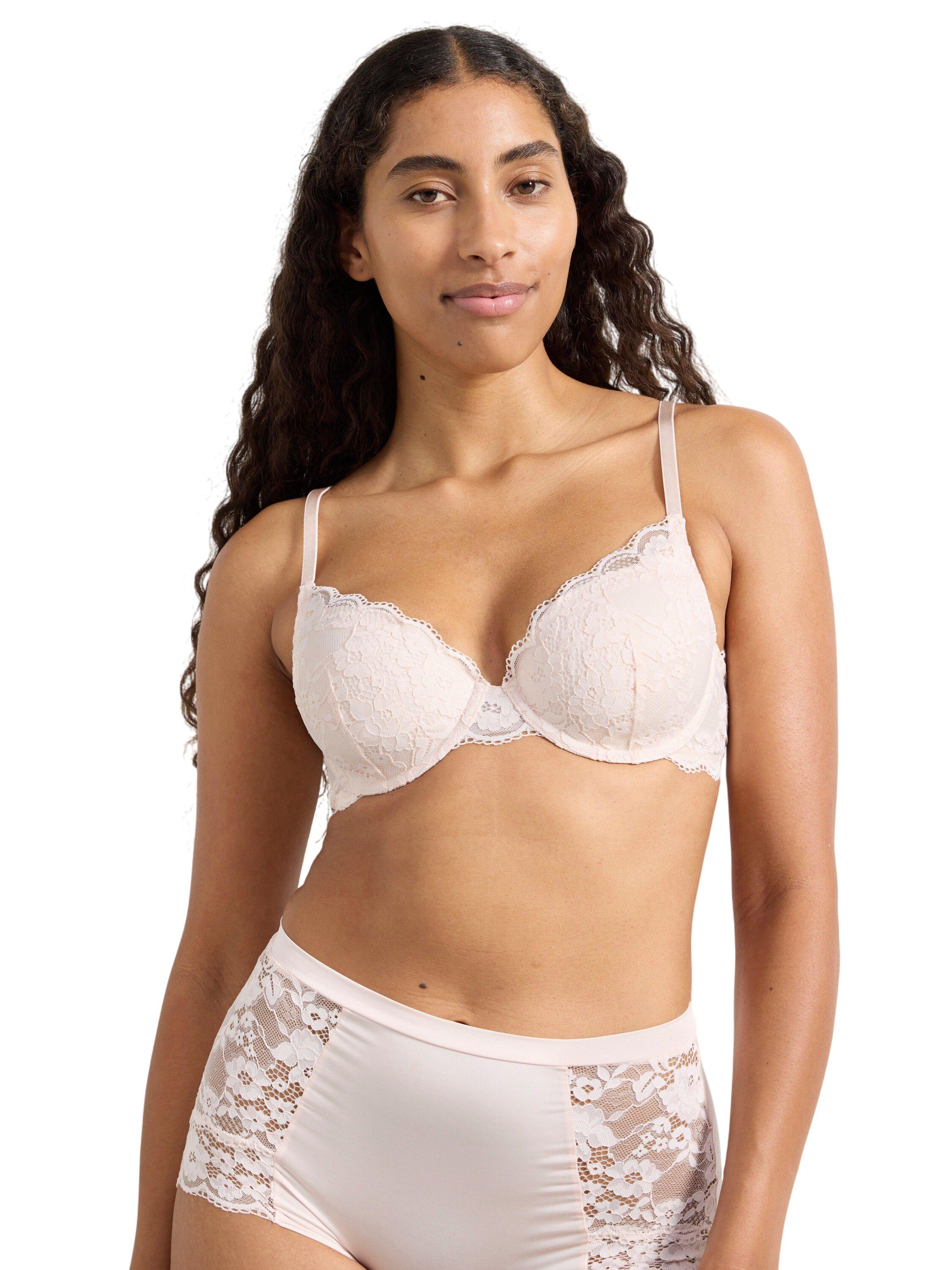 Lilja t-skjorte-BH med blonder