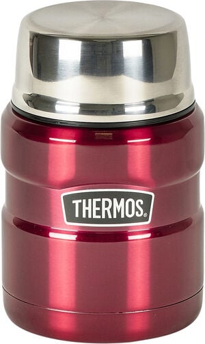 Mattermos Stainless King 470 ml Mørk rød