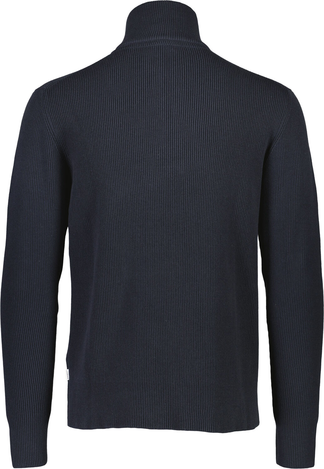 Half zip rib knit