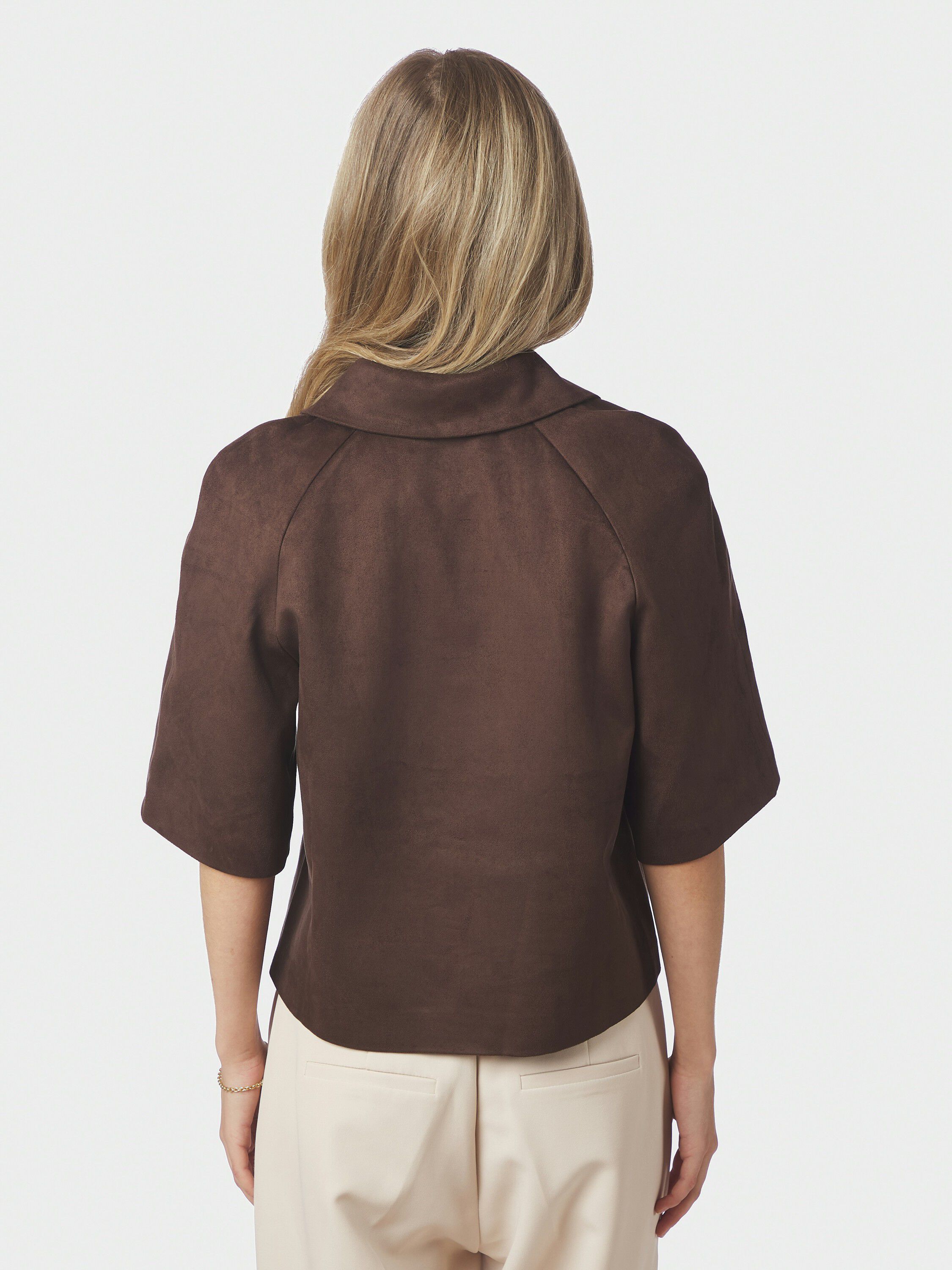 Editta Faux Suede Jacket