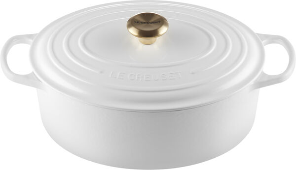 Oval gryde 31cm White