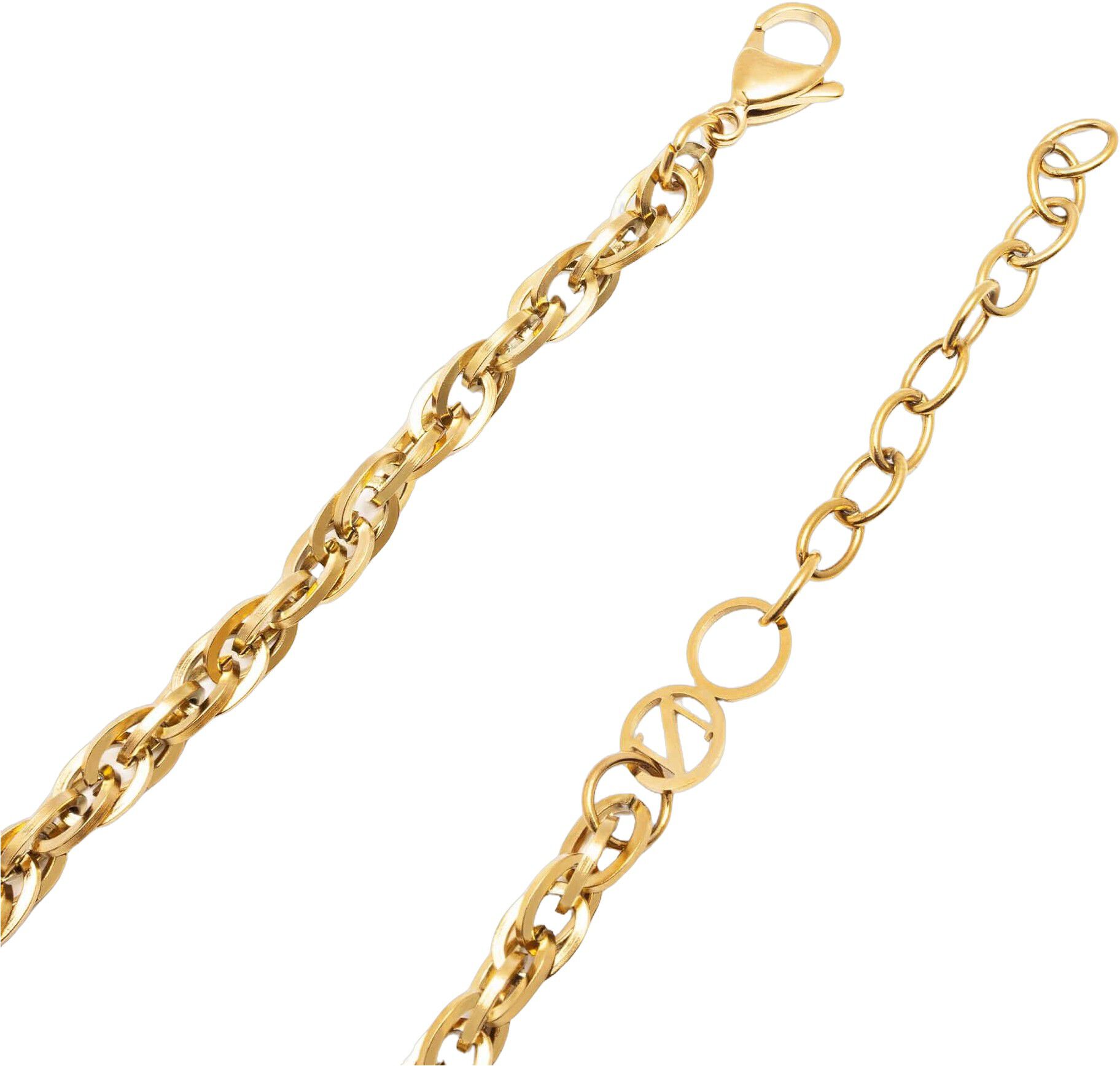 Women's Gold Rope Chain Choker