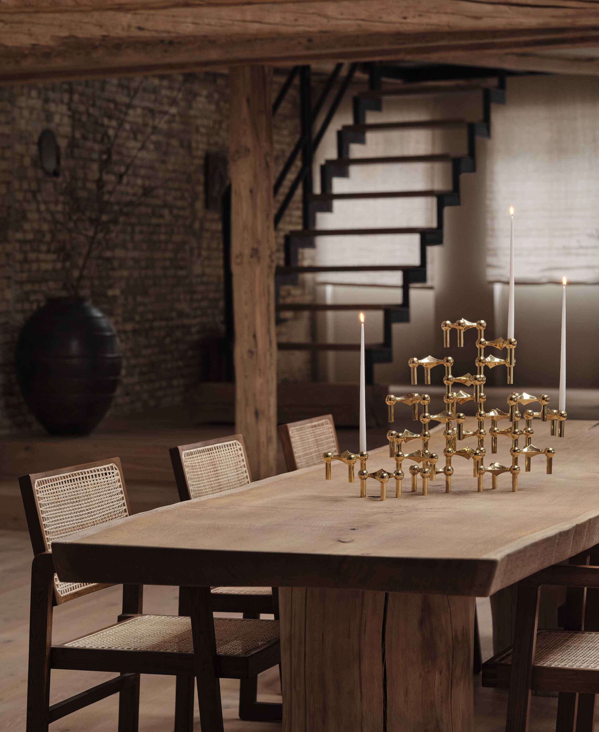 STOFF Nagel&reg; lysestage messing