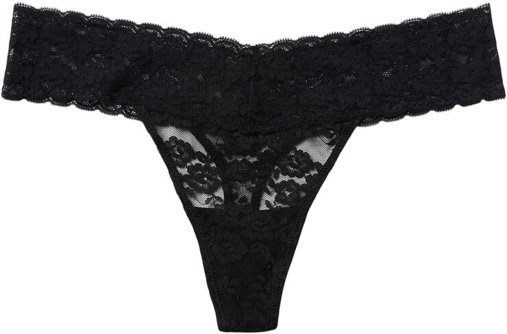 Stringtruse med blonder