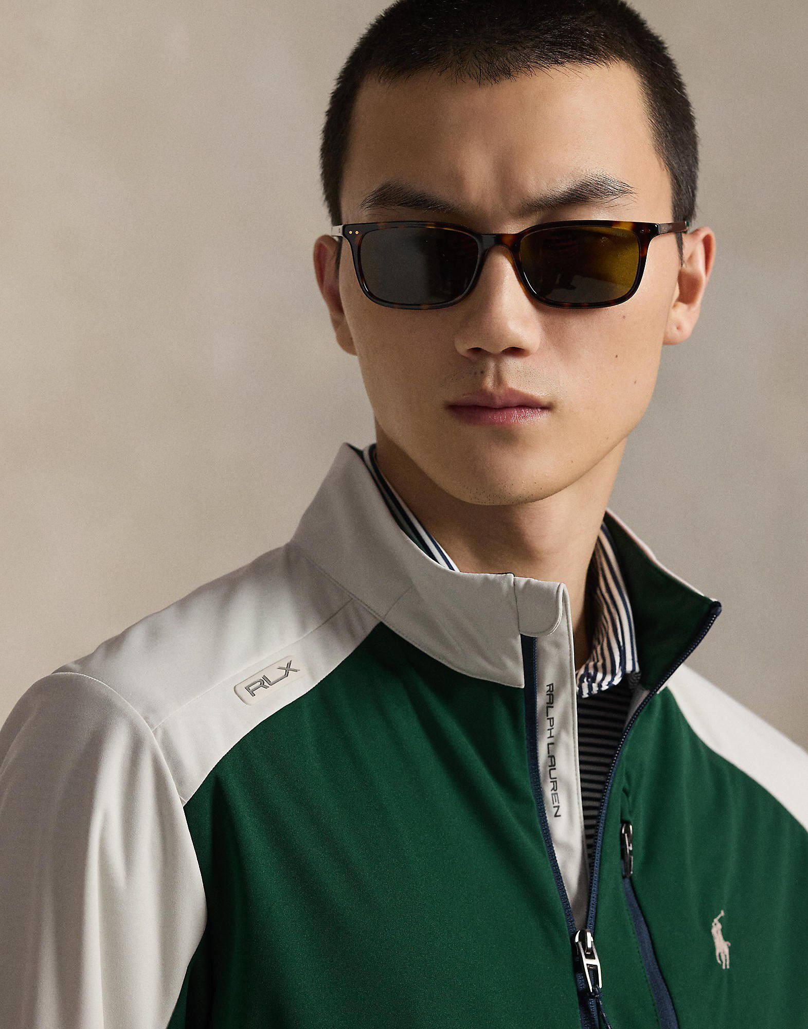 Color-Blocked Packable Jacket