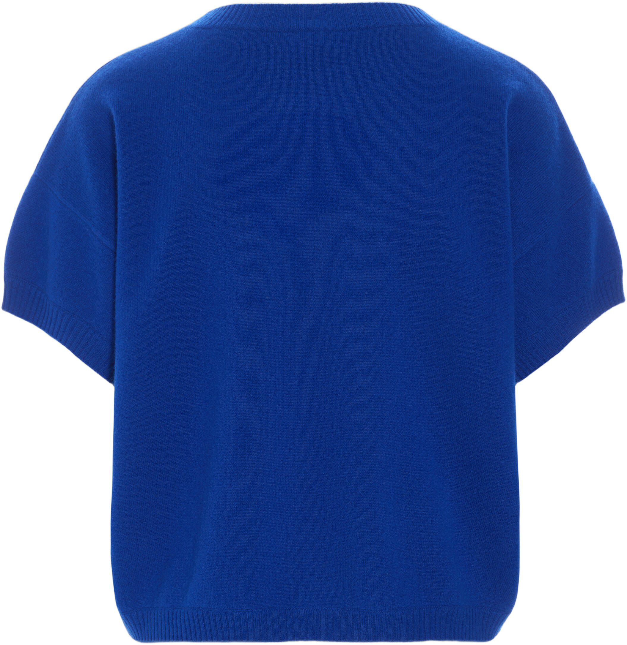 Cloud cashmere kort&aelig;rmet bluse