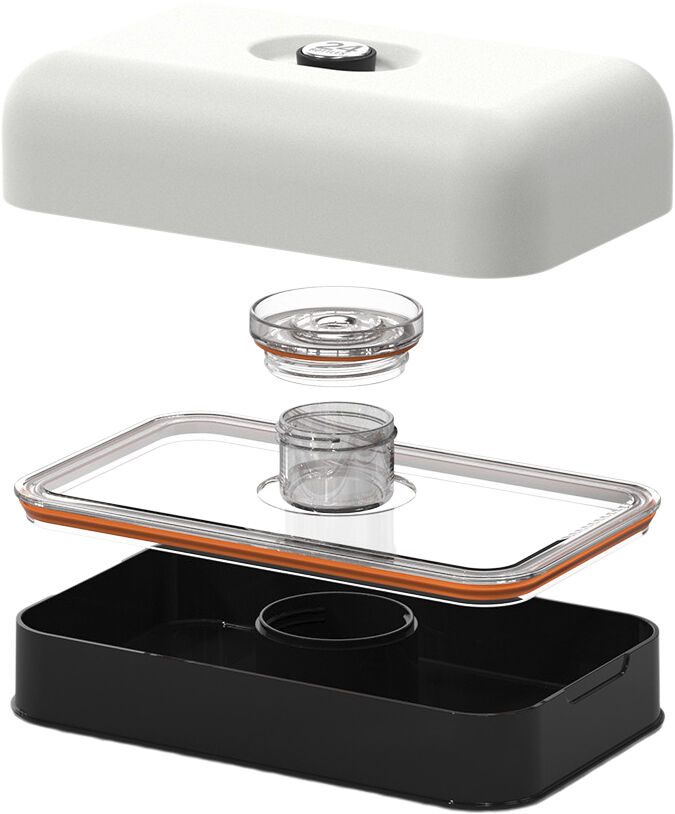 Lunchbox - Stone Finish - Ice White