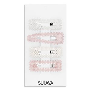 Pearly Hair Clips // 4 pcs