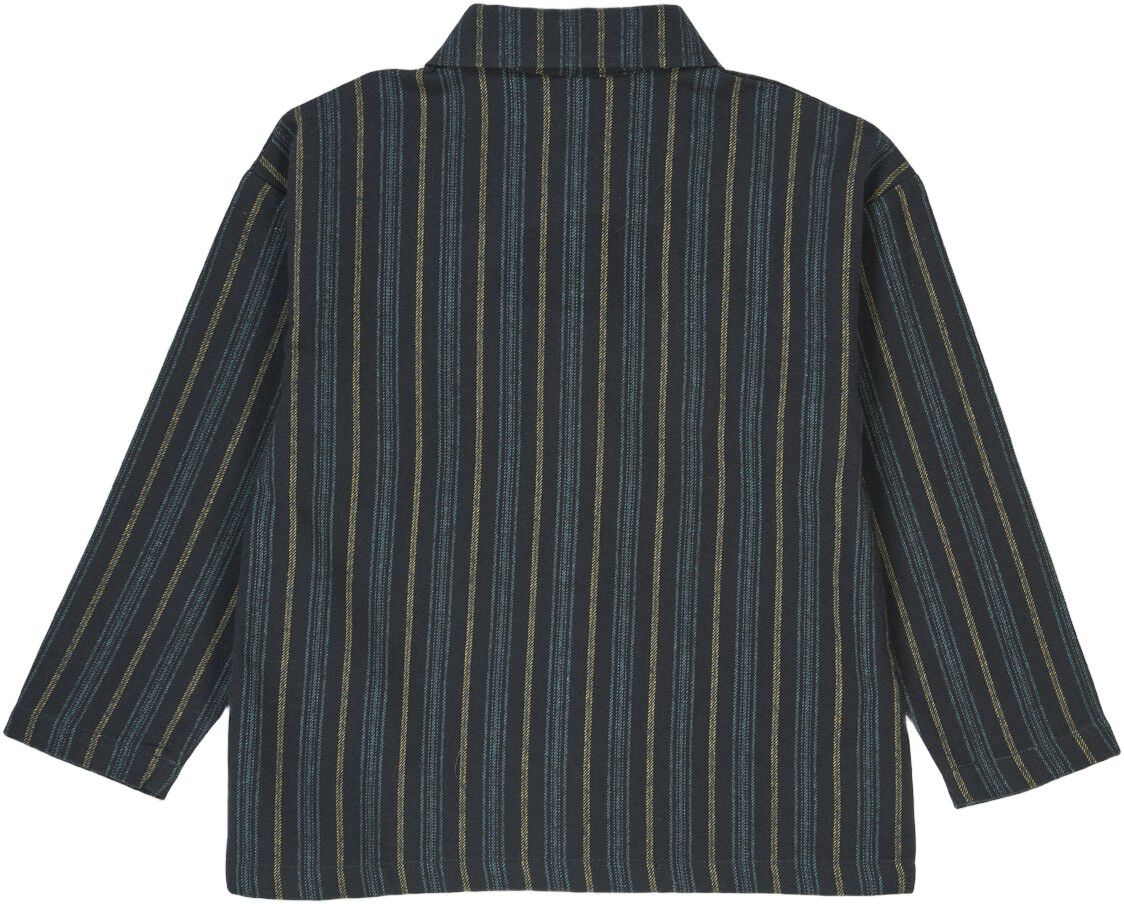 Woven stripe l/s shirt