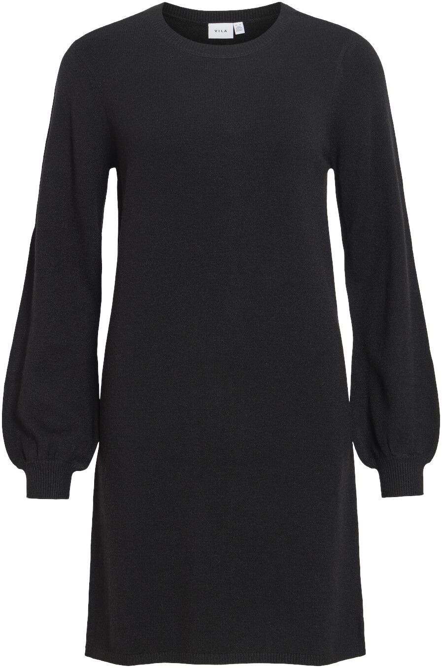 Viril L/S Volume Sleeve Knit Dress-Noos