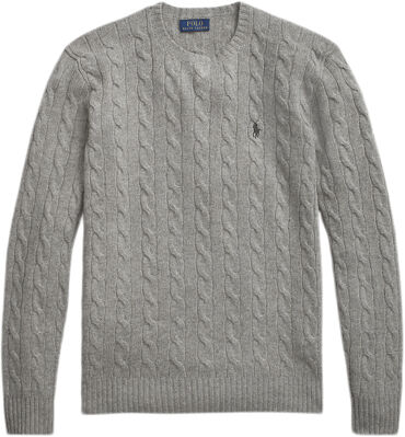Cable-Knit Wool-Cashmere Sweater