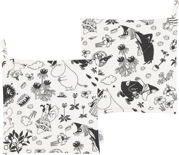 Moomin Arabia Grydelapper Neutral 2 stk