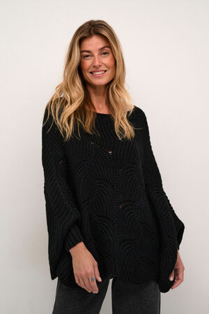 CRMistletoe Knit Poncho