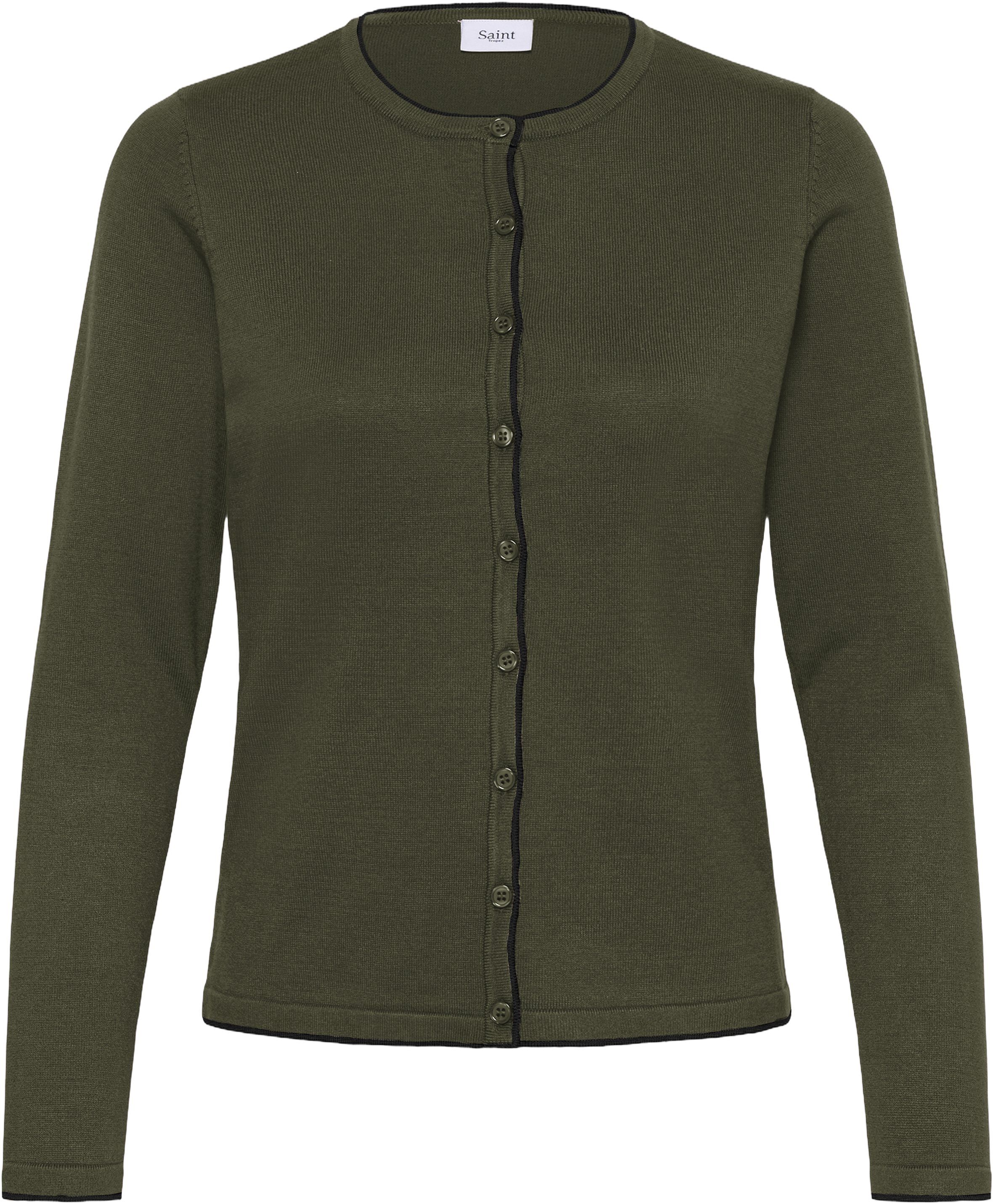 MilaSZ Contrast Stripe Cardigan