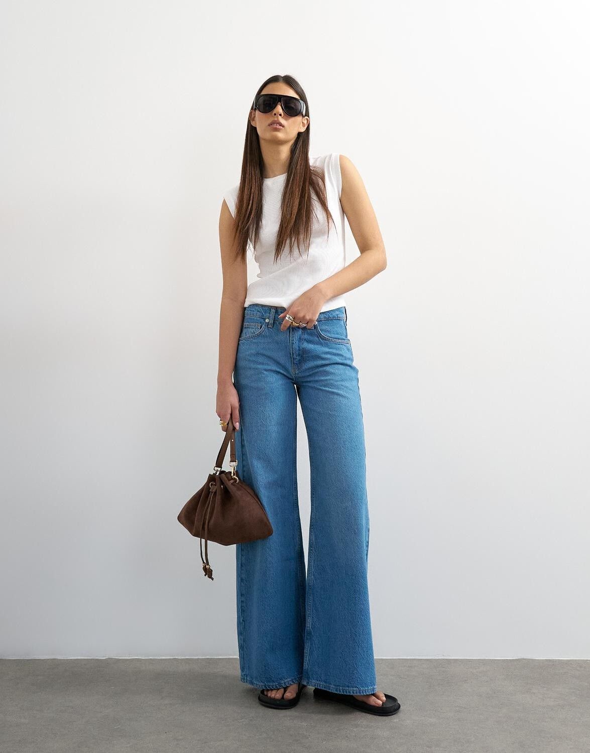 Tsadela Sl Rib Boyfriend Tank Jrs