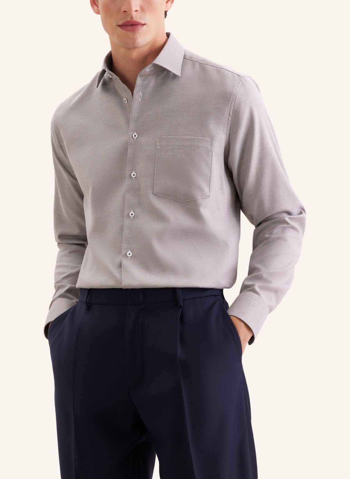 Business shirt Regular 1/1 Kent-Collar Structure