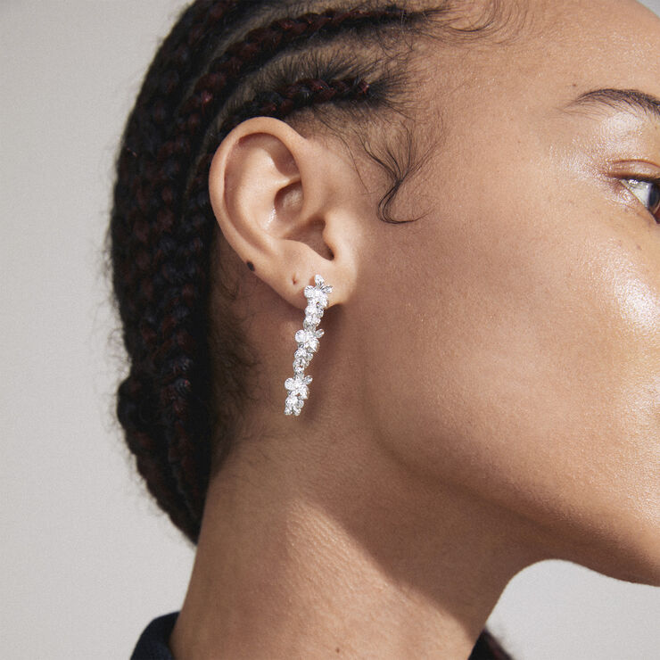 CHARMAINE recycled earrings silver-plated