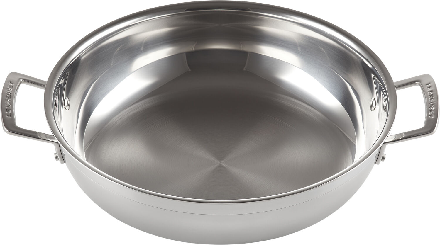 Sautergryde m/ l&aring;g 3-ply rustfrit st&aring;l