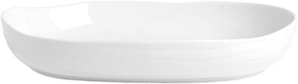 "Fat rektangulärt Boulogne 36 x 26 x 6 cm Vit"