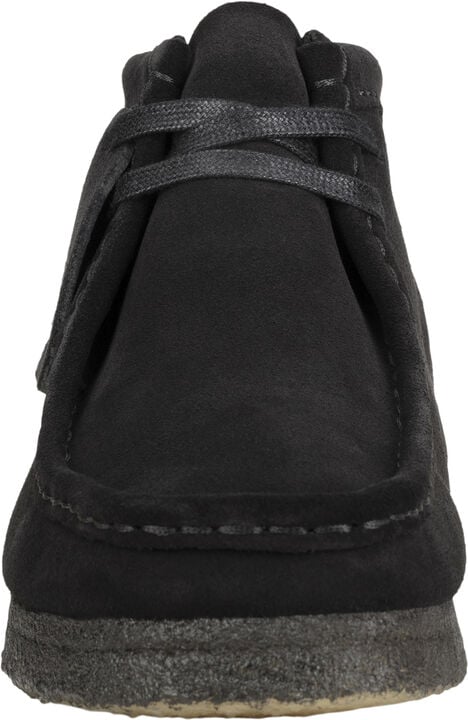 Wallabee Boot. Black Sde, D, 4