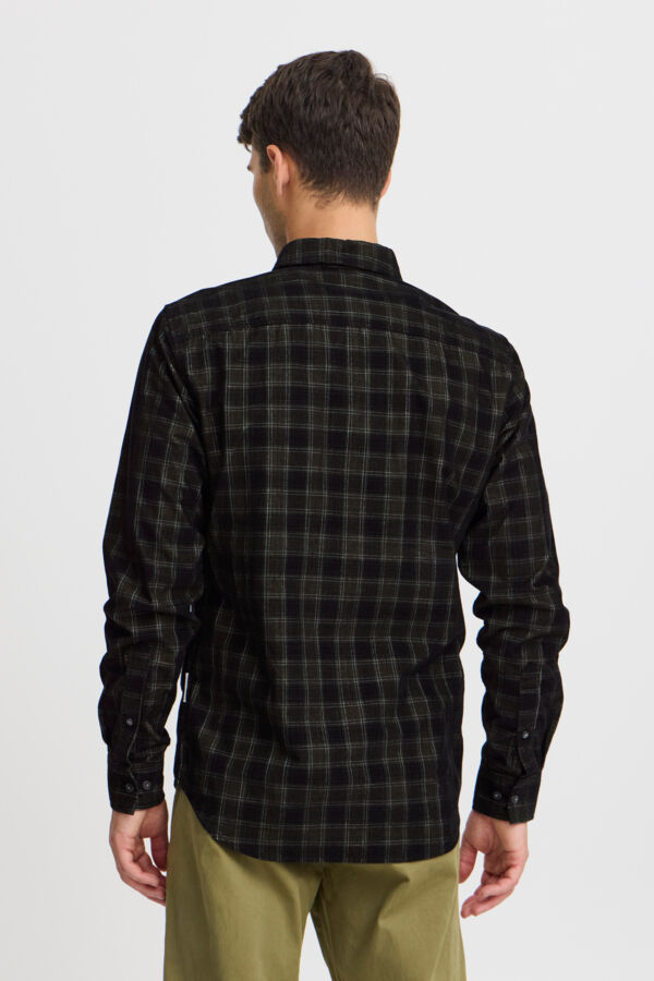 CFANTON LS BD checked corduroy shir
