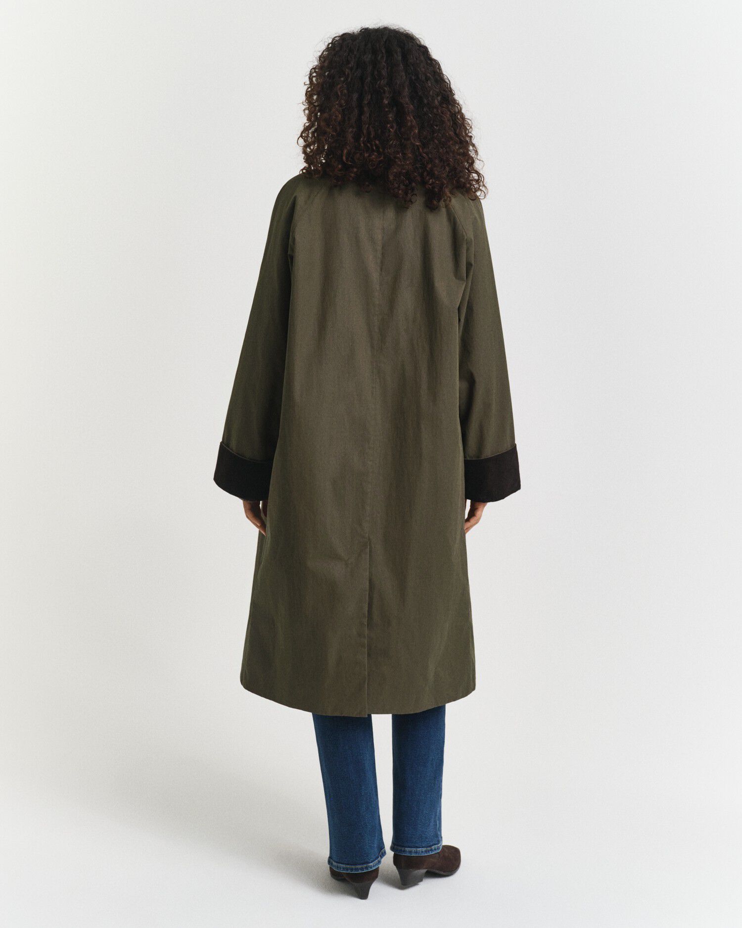 WAXED COTTON RELAXED CAR COAT