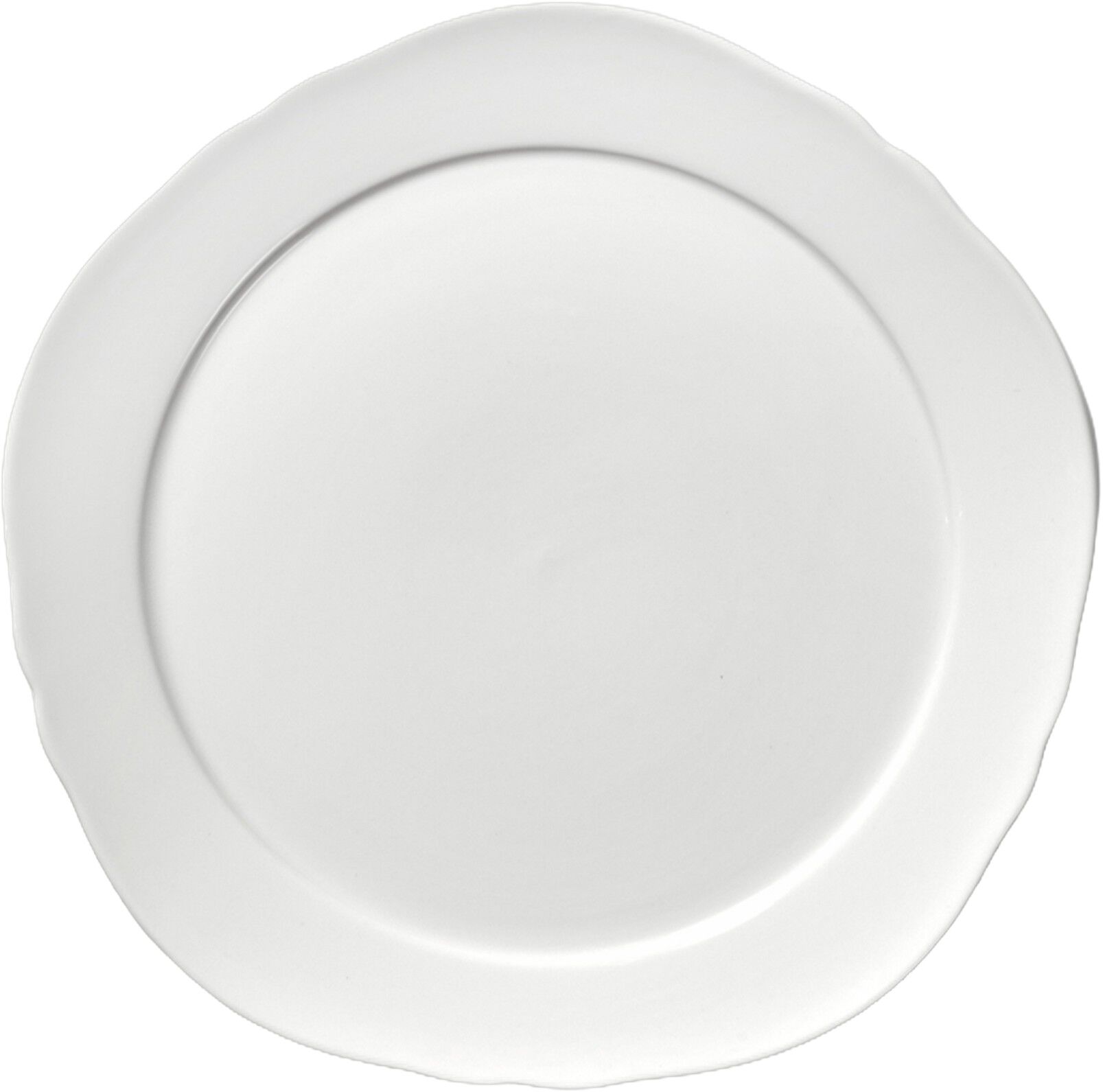 BREAKFAST PLATE WHITE SILHOUETTE