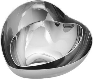 HEART BOWL SMALL STAINLESS STEEL MIRROR