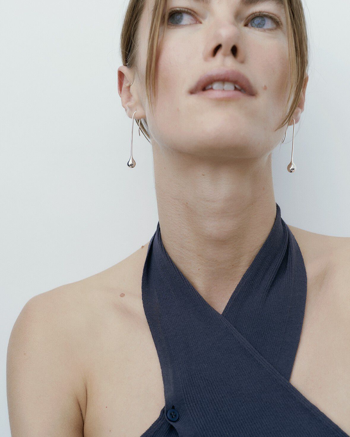 Datura Long Drop Earrings