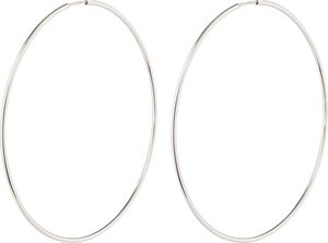 SANNE X-large hoop earrings silver-plated
