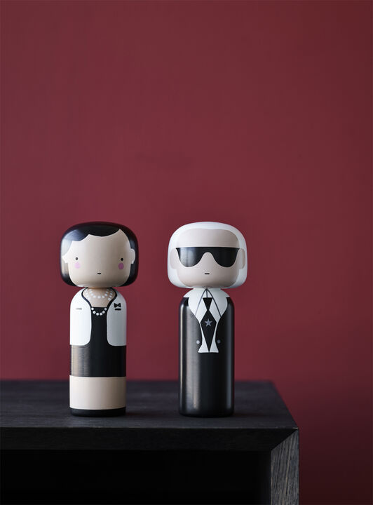 COCO håndmalet Kokeshi